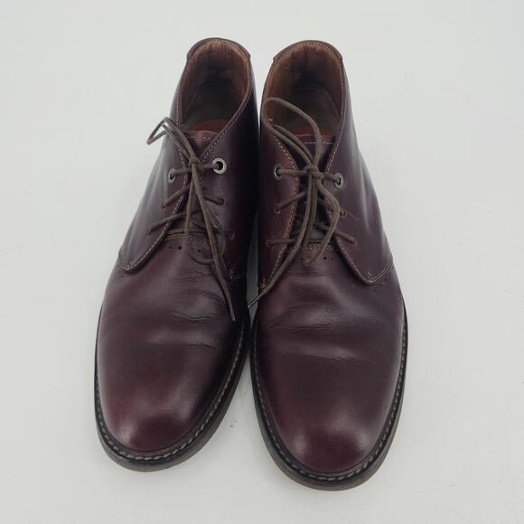Clarks Unstructured Unelott Mid ankle leather chukka boots dark brown Men\'s 9 main image 7